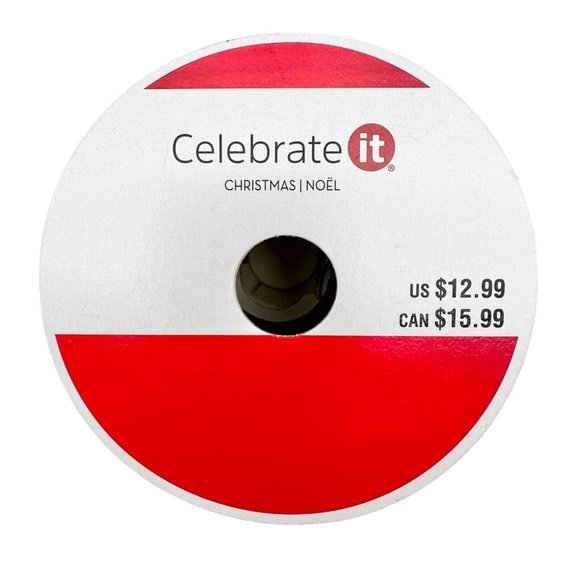 Ashland Tree Skirt 48 In Black White Plaid w/5 rolls of Celebrate It Ribbon NEW - Picture 11 of 12